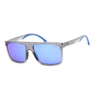 Carrera 8055/S Sunglasses Grey / Grey with Blue Mirrored