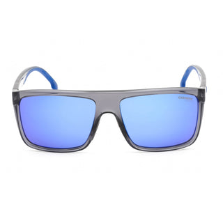 Carrera 8055/S Sunglasses Grey / Grey with Blue Mirrored