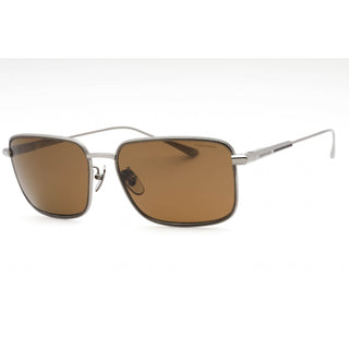 Chopard SCHF84M Sunglasses Shiny Ruthenium / Brown