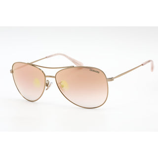 Coach 0HC7079 Sunglasses Light Gold / Rose Gold Gradient Flash