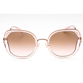 Coach 0HC7153B Sunglasses Transparent Pink/Rose Gold/Gradient Brown Pink