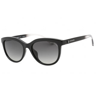 Coach 0HC8285U Sunglasses Black/Grey Gradient