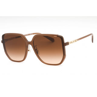 Lunettes de soleil Coach 0HC8401D Milky Light Brown / Brown Gradient