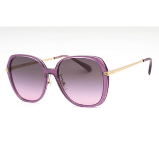 Coach 0HC8403D Sunglasses Transparent Purple / Grey Purple Gradient