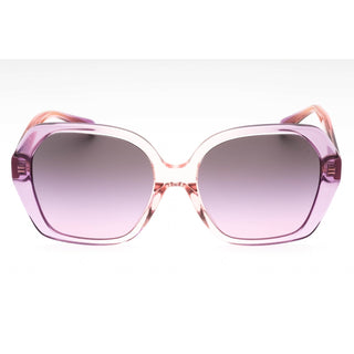 Coach 0HC8404U Sunglasses Transparent Amethyst Purple/Pink Gradient/Purple G