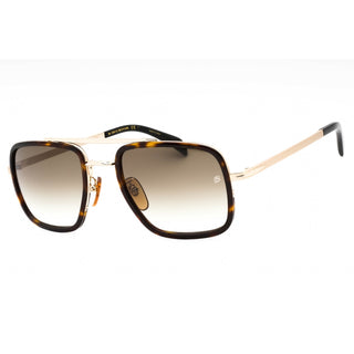 David Beckham DB 7002/S Sunglasses GOLD HAVANA/GREEN SHADED