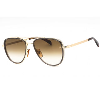 David Beckham DB 7068/G/S Sunglasses GOLD GREY/BROWN SF