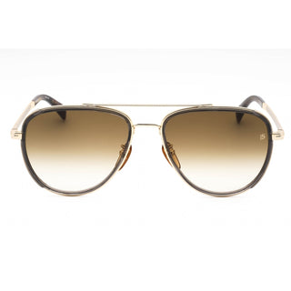 David Beckham DB 7068/G/S Sunglasses GOLD GREY/BROWN SF