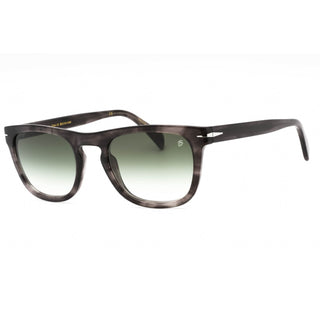 David Beckham DB 7077/S Sunglasses GREY HORN/GREEN SHADED