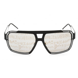 Dolce & Gabbana 0DG2270 Sunglasses Matte Black /Grey/Silver/Gold Graffiti