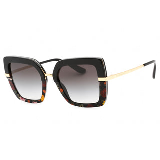Dolce & Gabbana 0DG4373 Sunglasses Pattern Black/Dark Grey Gradient