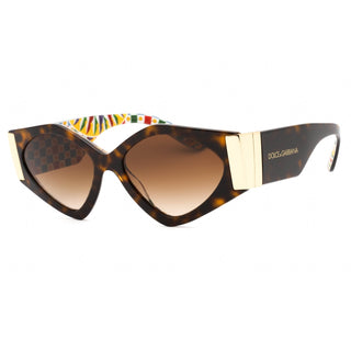 Dolce & Gabbana 0DG4396 Sunglasses Dark Havana/Brown Gradient