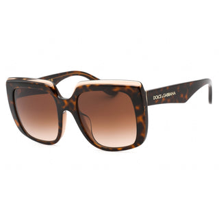 Dolce & Gabbana 0DG4414F Sunglasses Havana On Transparent Brown / Brown Gradient