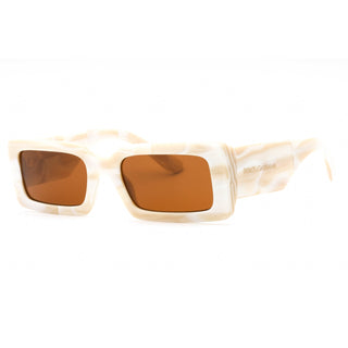 Dolce & Gabbana 0DG4416 Sunglasses Sand Brown White Marble/Dark Brown
