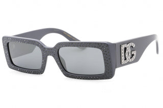 Dolce & Gabbana DG4447B Sunglasses Dark Grey Gems / Dark Grey Mirror