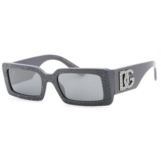 Dolce & Gabbana DG4447B Sunglasses Dark Grey Gems / Dark Grey Mirror