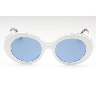 Dolce & Gabbana DG4448 Sunglasses White on Blue Maiolica / Light Blue Mirrored Silve