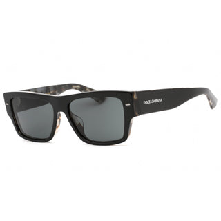 Dolce & Gabbana 0DG4451F Sunglasses Black On Grey Tortoise/Dark Grey