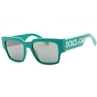 Dolce & Gabbana 0DG6184 Sunglasses Green / Petrol Green Silver Mirror