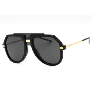 Dolce & Gabbana DG6195 Sunglasses Black/Dark Grey