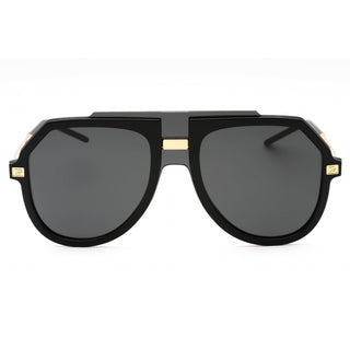 Dolce & Gabbana DG6195 Sunglasses Black/Dark Grey