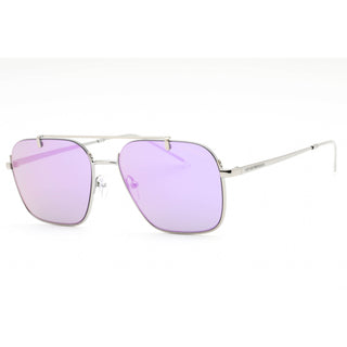 Emporio Armani 0EA2150 Sunglasses Shiny Silver / Violet Grey Mirror