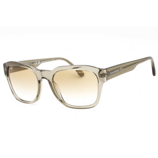 Emporio Armani 0EA4175 Sunglasses Shiny Transparent Green/Gradient Brown