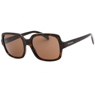 Emporio Armani 0EA4195 Sunglasses Shiny Havana/Dark Brown