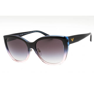 Emporio Armani 0EA4198F Sunglasses Transparent Gradient Blue Pink /  Gradient Grey