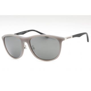 Emporio Armani 0EA4201F Sunglasses Matte Grey / Grey Silver Mirror