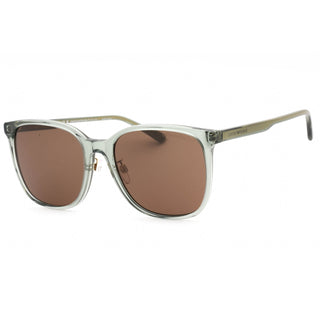 Emporio Armani 0EA4206D Sunglasses Transparent Green/Dark Brown