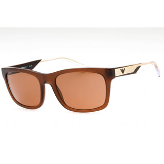 Lunettes de soleil Emporio Armani 0EA4224 Bordeaux brillant / Marron foncé