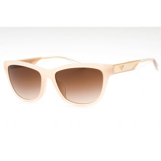 Emporio Armani 0EA4227U Sunglasses Shiny Opaline Tundra / Brown Gradient