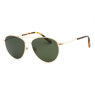 Ermenegildo Zegna EZ0137 Sunglasses shiny deep gold / green polarized