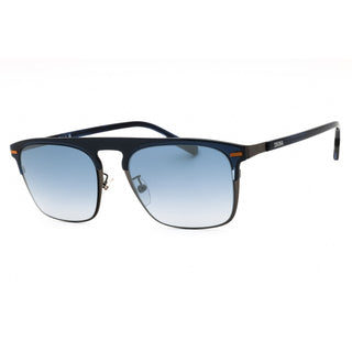 Ermenegildo Zegna EZ0216-H Sunglasses shiny blue / blue mirror