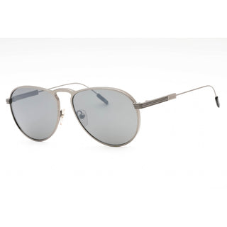 Ermenegildo Zegna EZ0220 Sunglasses shiny gunmetal  / smoke mirror