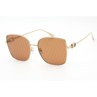 Fendi FE40013U Sunglasses Gold / Brown