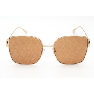 Lunettes de soleil Fendi FE40013U Or / Marron