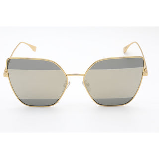 Fendi FE40015U Sunglasses Gold / Brown Mirror