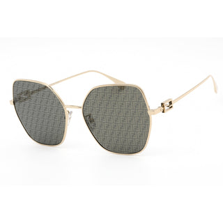 Lunettes de soleil Fendi FE40033U or brillant DH / miroir fumé