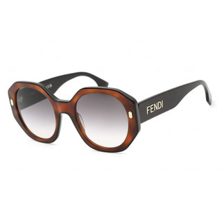 Fendi FE40045I Sunglasses Tortoise / Grey Gradient