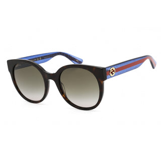 Gucci GG0035SN Sunglasses Havana Blue / Brown Gradient