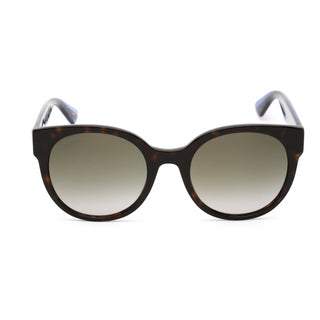 Gucci GG0035SN Sunglasses Havana Blue / Brown Gradient