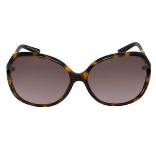 Gucci GG0076S Sunglasses AVANA-GOLD-BROWN / GREY