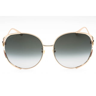 Gucci GG0225S Sunglasses GOLD-GOLD-GREY