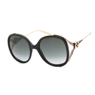 Gucci GG0226S Sunglasses Black/Gold / Grey Gradient