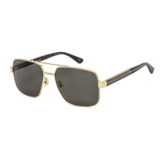 Gucci GG0529S Sunglasses Gold Crystal / Grey