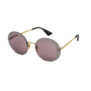 Gucci GG0899S Sunglasses Gold-Gold / Violet