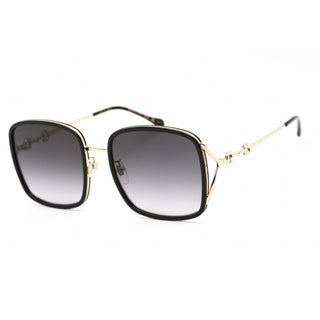 Gucci GG1016SK Sunglasses Black/Gold / Grey Gradient