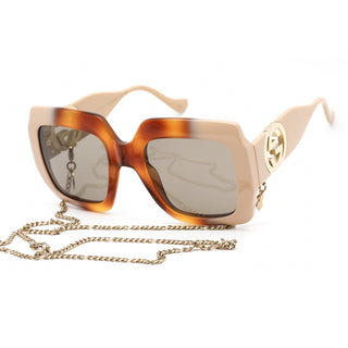 Gucci GG1022S Sunglasses Havana/Brown